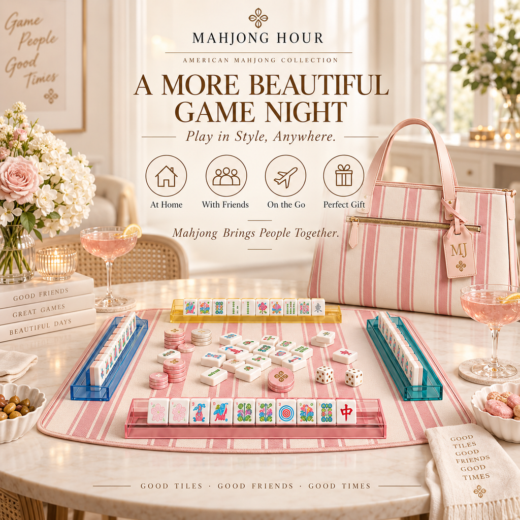 The Stripes & Tiles American Mahjong Set