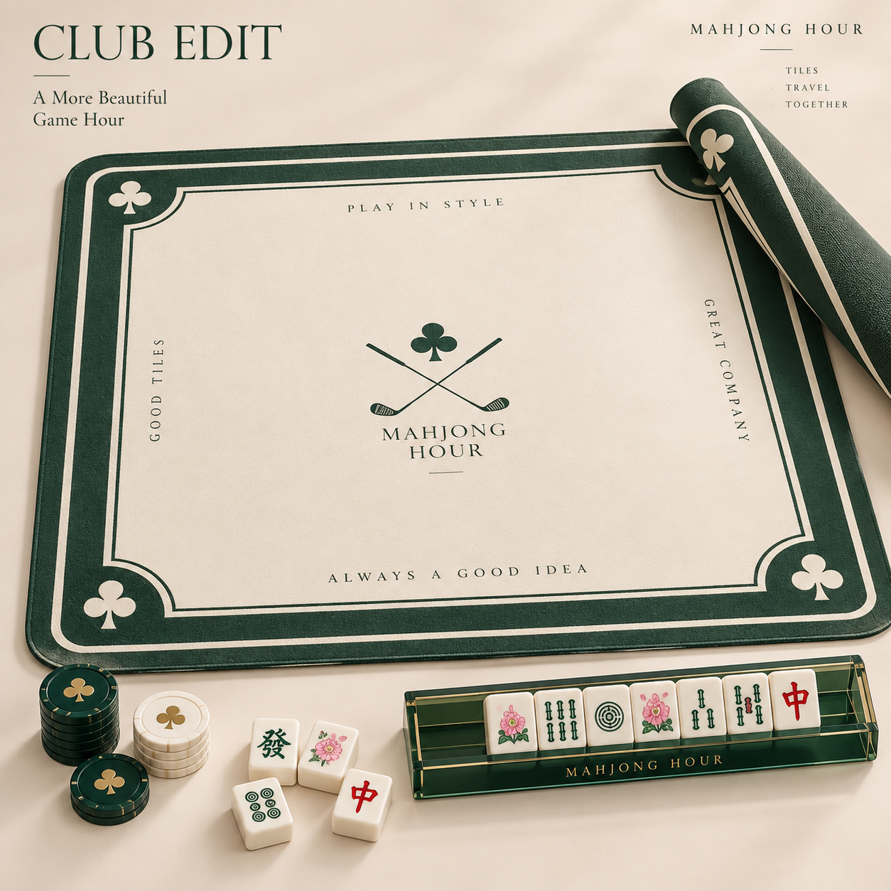 Club Edit Mahjong Playing Mat