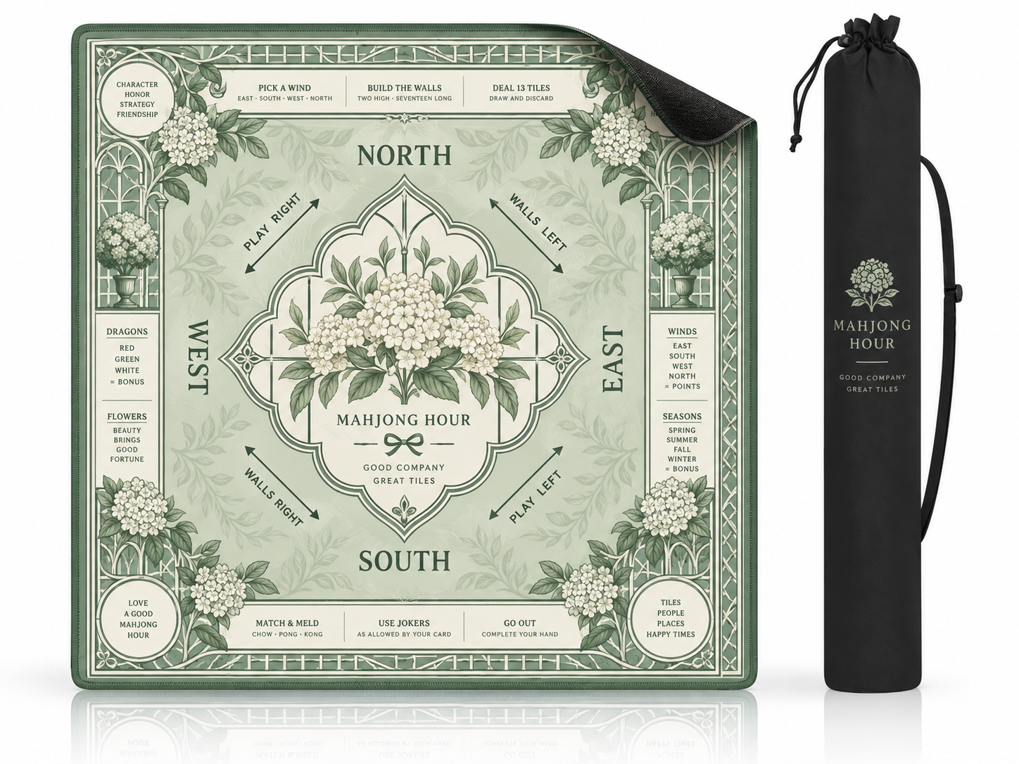 Sage Conservatory American Mahjong Playing Mat product view